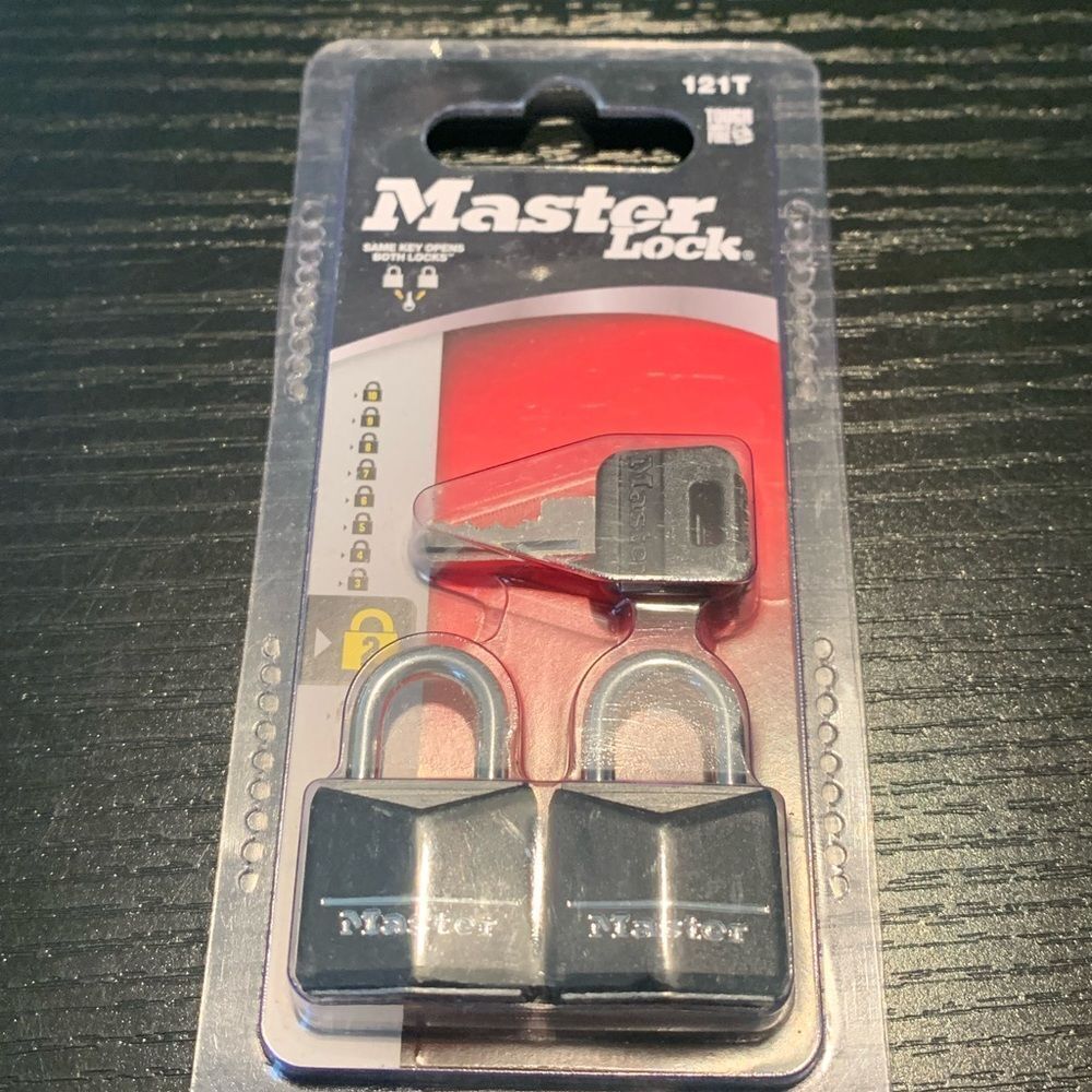 Master Lock Luggage locks mini travel paddock key set